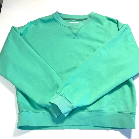 American Eagle Outfitters Teal Crewneck Sweater - Picture 3 of 10